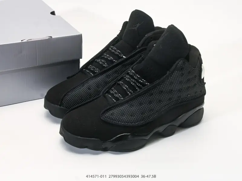 耐克 Nike Air Jordan 13 Retro "高帮 AJ13 乔丹13代 乔丹篮球鞋系列运动鞋 AirJordan 13以黑豹的风格制成，从猫咪般的反应和在球场上的掠夺性本能汲取 414571-011 #27993054393004